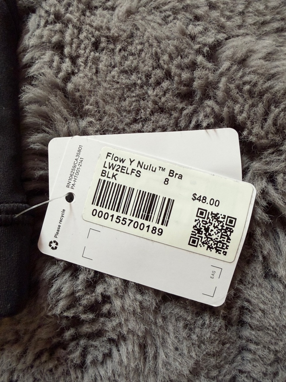 Lululemon Flow Y Bra Nulu, Light Support, A–C Cups, NWT - Picture 7 of 8
